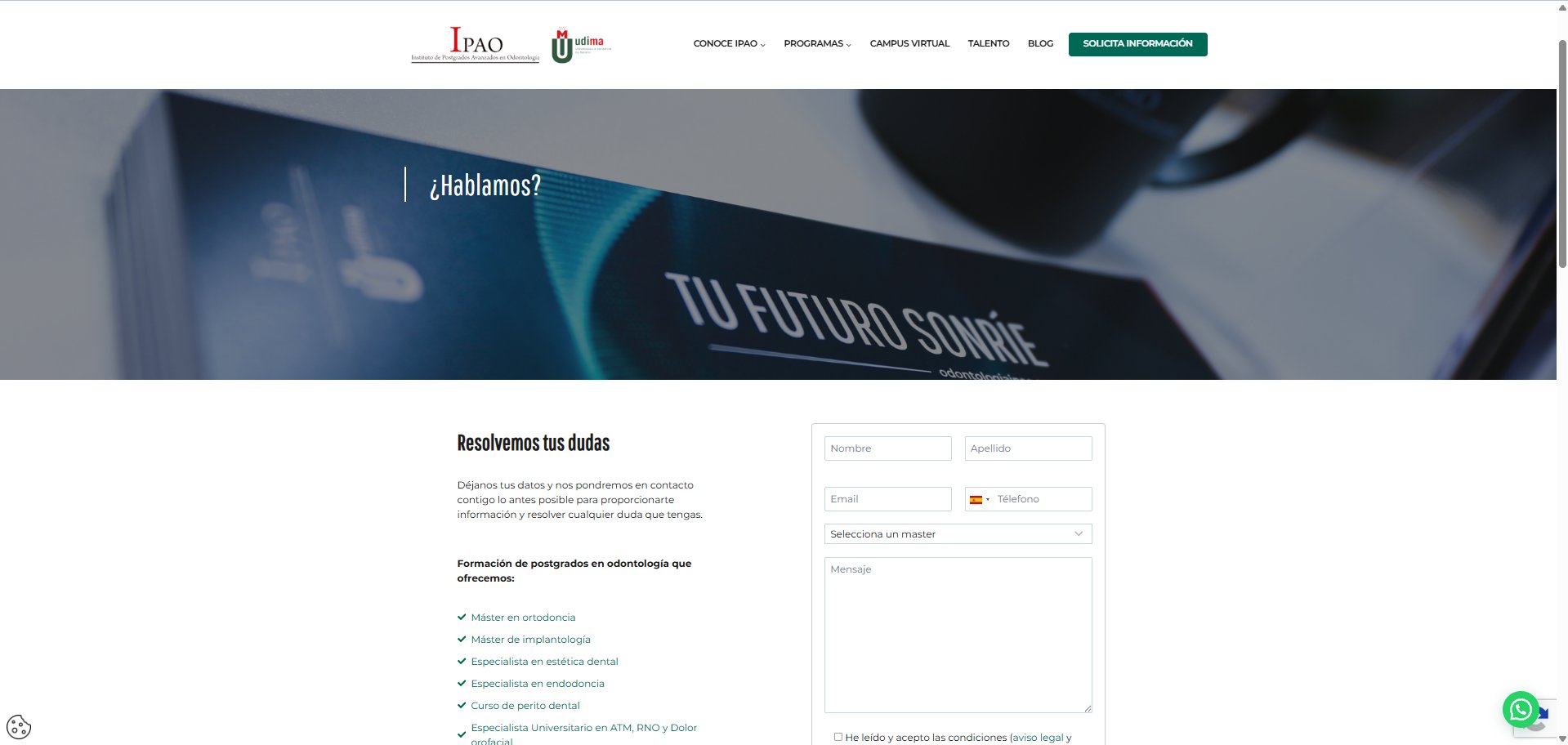 IPAO - Instituto de Postgrados Avanzados en Odontología